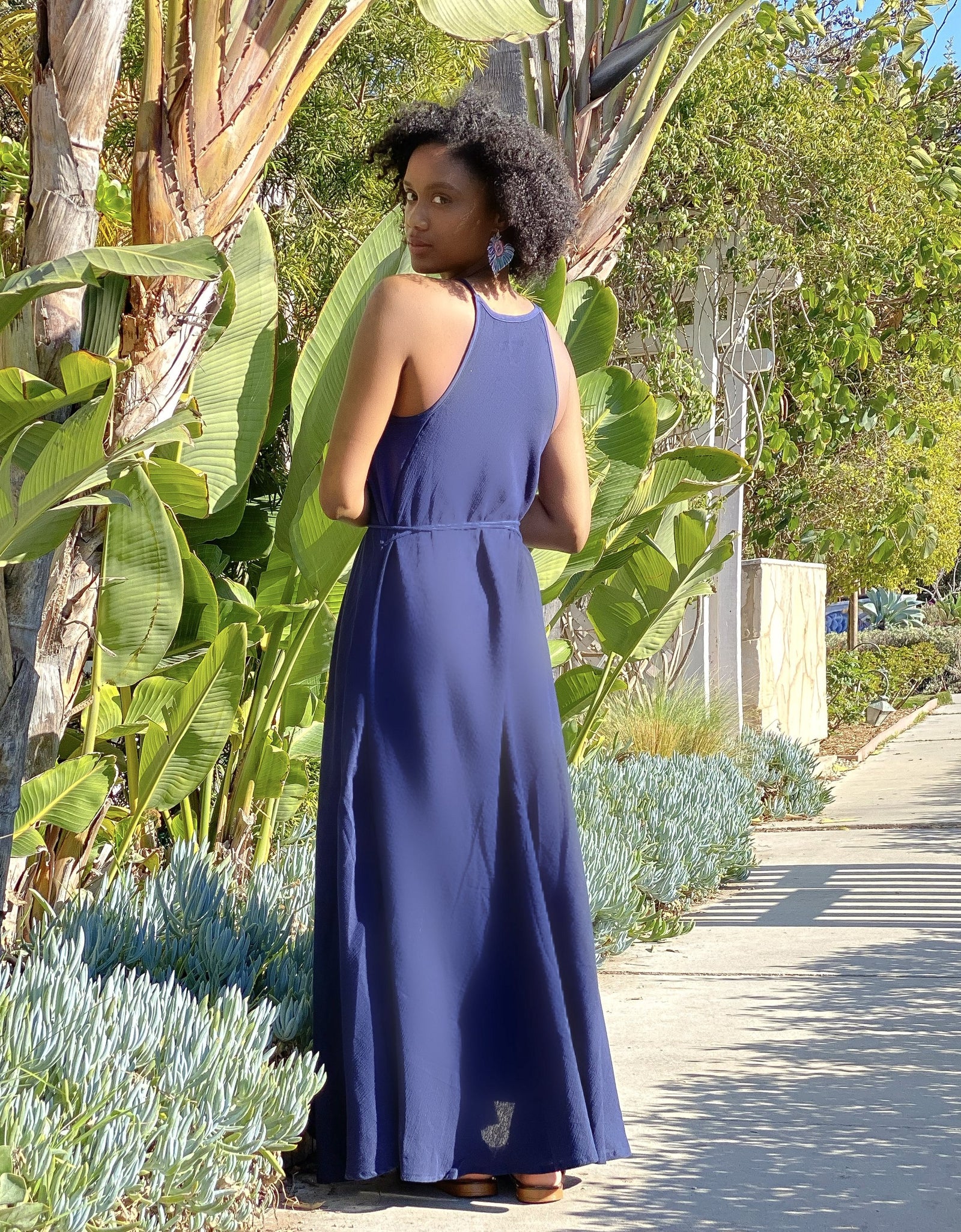 CALLIE MAXI DRESS - NAVY